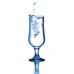 pouring water