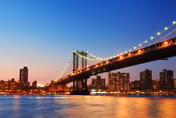 Naklejka na ściany i meble New York City Manhattan Bridge