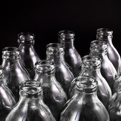 empty bottles