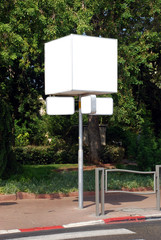 Blank sign with a copy space area