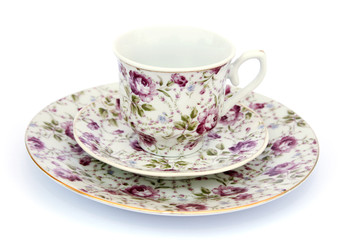 Cup with dishes