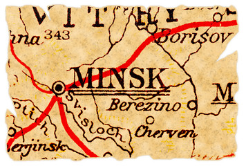 Minsk old map