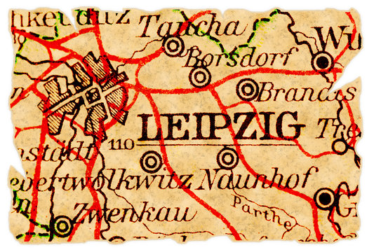 Leipzig old map