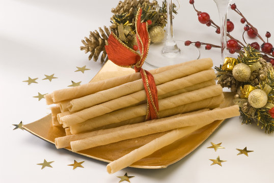 Christmas Sweet. Neules.