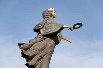 Holy Wisdom statue in Sofia