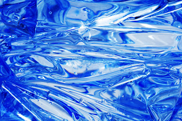 plastic and water background