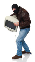 thief  with monitor