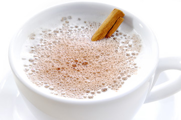 Heiße Schokolade mit Zimt