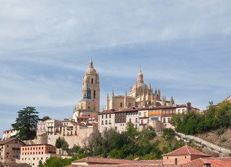 Fototapeta na wymiar Segovia cathedral, Spain