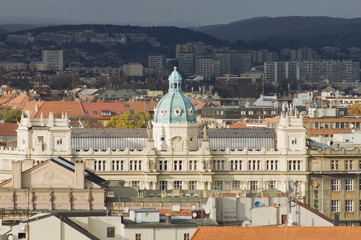 Obraz premium Brno skyline