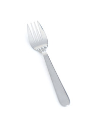Fork over white bacgrond