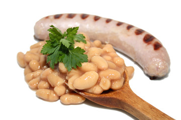 haricots blancs saucisse