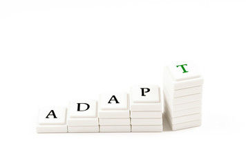 ADAPT - visual metaphor for success by adapting
