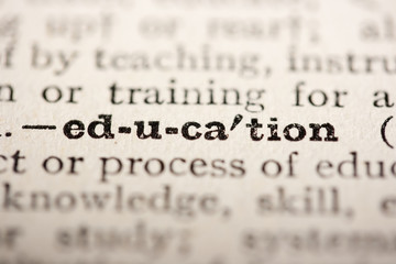 Fototapeta premium Word education