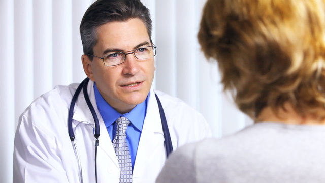 doctor and woman patient