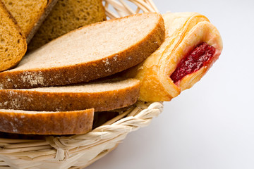 Bread in basket