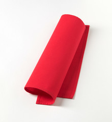 Red napkin
