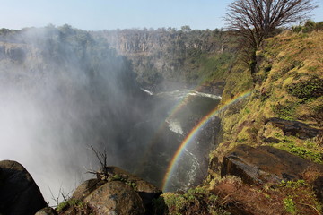 Regenbogen Victoria Falls, Wasserfall, Sambesi River