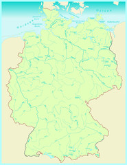 Fototapeta premium Deutschland Gewässer