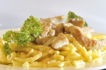 Geschnetzeltes mit Spätzle