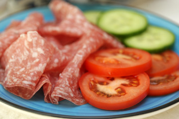 Milano Salami and Salad