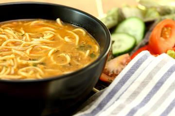 Thai Prawn Ramen Noodle Soup