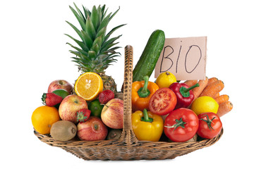 Fruits and Vegetables Arrangement colourful