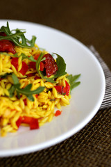 Orzo Pasta with Slow Roasted Tomatoes