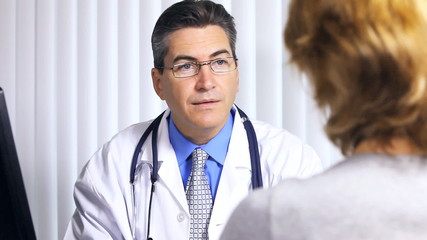 doctor and woman patient