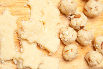 Baking cookies. Preparing for Christmas