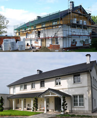 Isolierung eines Hauses