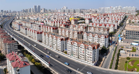 Panorama de la ville de Qingdao