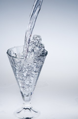 Pouring water