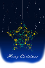Christmas star background