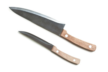 two kitchen knifes