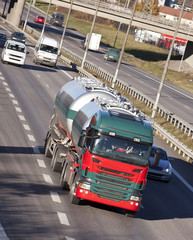 Truck on Highway