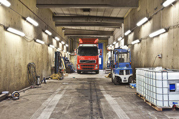 Truck indoor