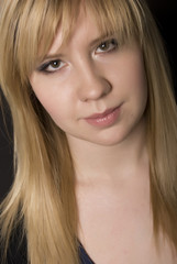Naklejka premium Portrait of a young girl