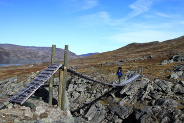Wanderer in Lappland