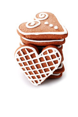 gingerbread hearts