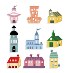 Fototapeta premium cute house icon