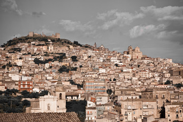 medieval town Agira, Sicily