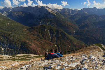 Fototapeta premium Aud der Brunnsteinspitze (Tirol)