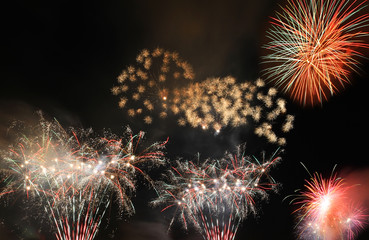 New year fireworks