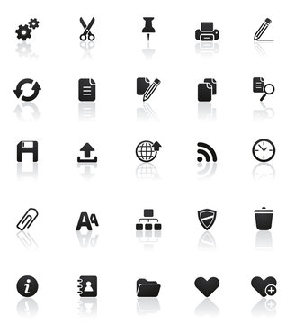 Rounded icons series: Set 2