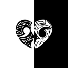 vintage broken heart