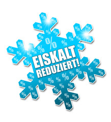 Eiskalt reduziert! Button