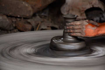 manufacturing clay pots