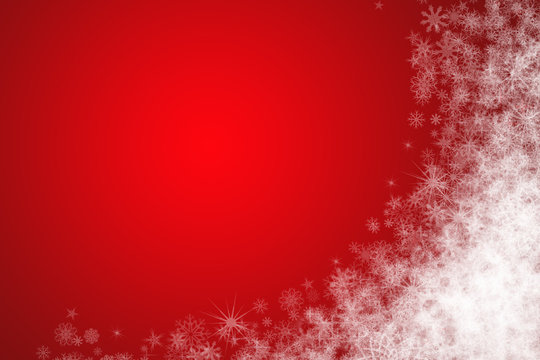 Christmas background with left-down free place