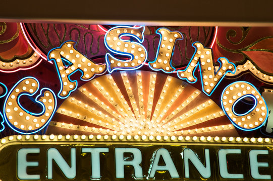 Casino Entrance Sign